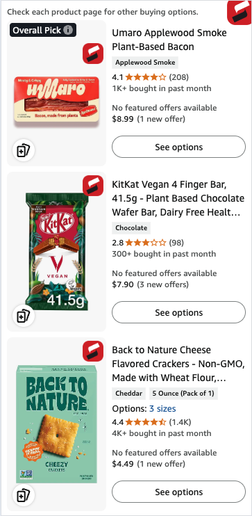 Discover vegan, plant-based, and cruelty-free products with Shopical icon